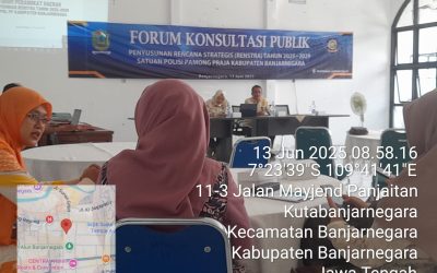 Forum Konsultasi Publik Penyusunan Renstra Satpol PP Tahun 2025 – 2029
